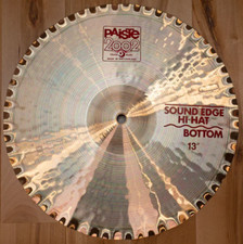 Paiste 2002 13" Sound Edge Hi Hat fondo piatto/garanzia/modello # CY0001063313