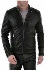 Giacca in vera pelle di