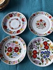 4 pz piatto vintage KALOCSA