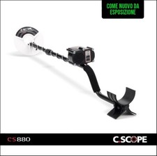METAL DETECTOR CS880 C.SCOPE PIASTRA 8" CERCAMETALLI CERCACHIUSINI ESPOSIZIONE