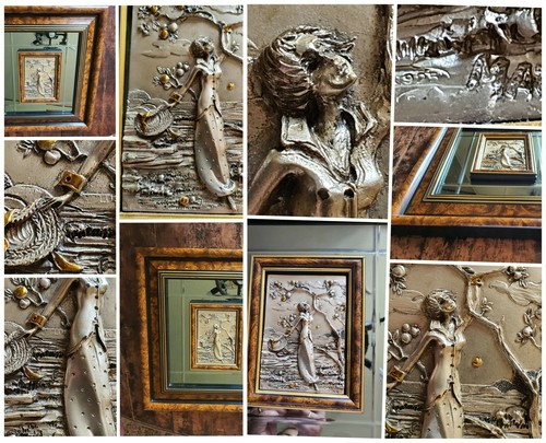 Quadro bassorilievo donna - bassorilievo,