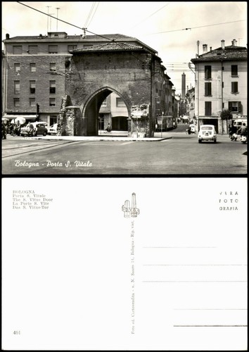 Cartolina bologna porta - porta, s