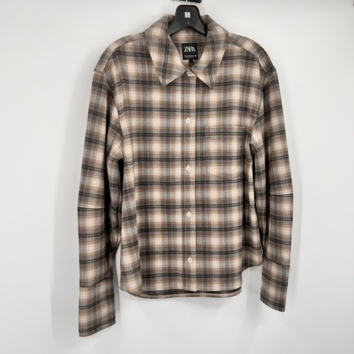 Camicia zara marrone - a, quadri