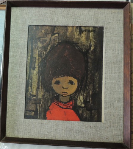 Quadro con bambina - quadro,