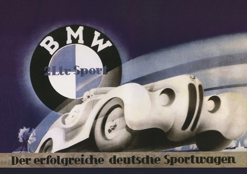 Art deco bmw 328 - deco,