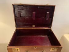 ANTICA VALIGIA IN CUOIO AUSTRIACA " WURZL & SOHNE " 66X41X22