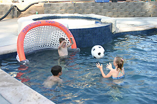 Galleggiante piscina tiro
