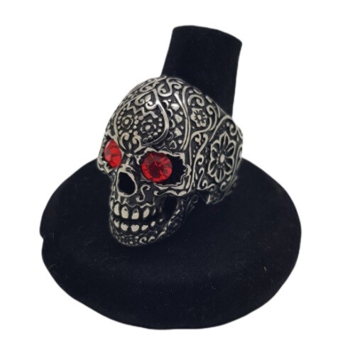 Anello teschio zucchero