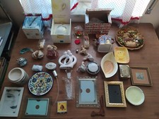 LOTTO CERAMICA CORNICI BOMBONIERE VINTAGE THUN CLARALUNA LIMOGES