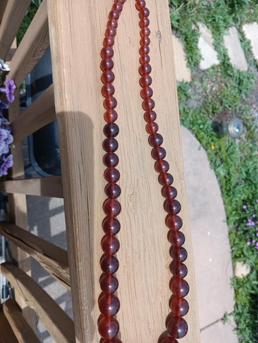 Collana perle ambra - di,