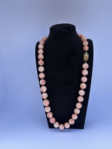 Collana corallo rosa sfere - corallo,