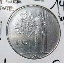 100 LIRE 1961  MINERVA.BB/ SPL