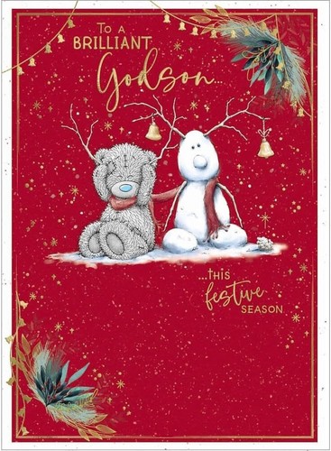 Biglietto natale orso - biglietto,
