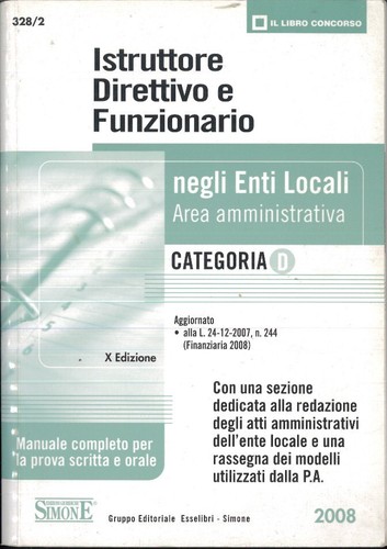 Istruttore direttivo - , e