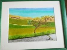 Piccolo  dipinto  con cornice