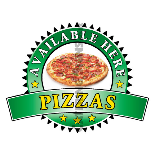 Adesivo pizza venduta qui - adesivo,