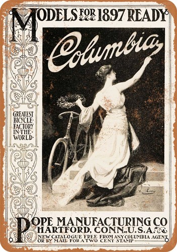 Insegna metallo 1897 - insegna, in