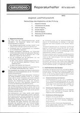 Grundig Manuale di servizio