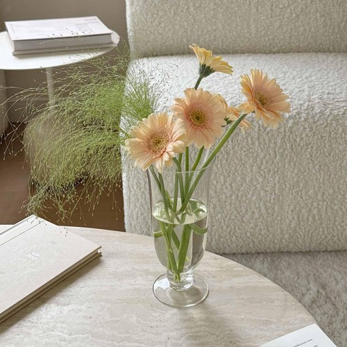 Vaso per fiori vetro - in,
