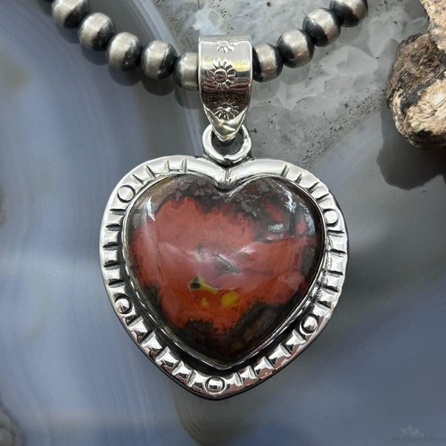 Ciondolo decorato cuore - , agata