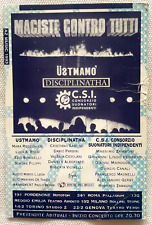C.S.I.+Disciplinatha+Ustmamo' - Biglietto Concerto Maciste Contro Tutti feb 1993