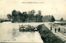 Cartolina FRANCIA 1911 PORTO A BINSON LA MARNE