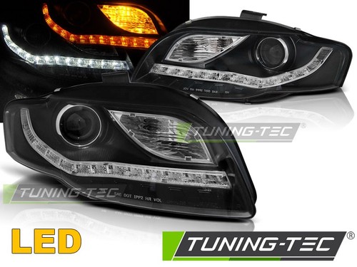 Fari anteriori black led per - led,