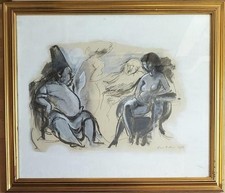 Scena orientale: uomo e donna
