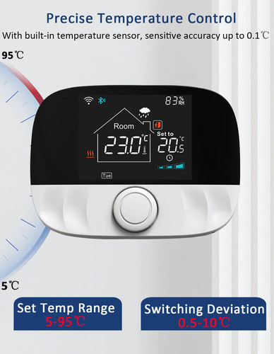Termostato smart wifi per - smart,