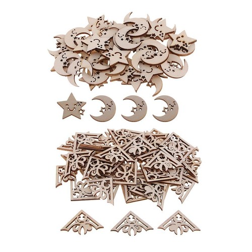100 pezzi legno naturale - 100,