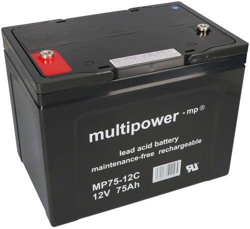 Piombo agm batteria 12v 75ah - batteria,