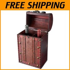 Porta vino in legno decorativo