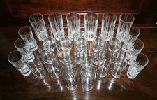 BICCHIERI IN CRISTALLO PER LONG DRINK , BIBITE O ACQUA  30 PEZZI