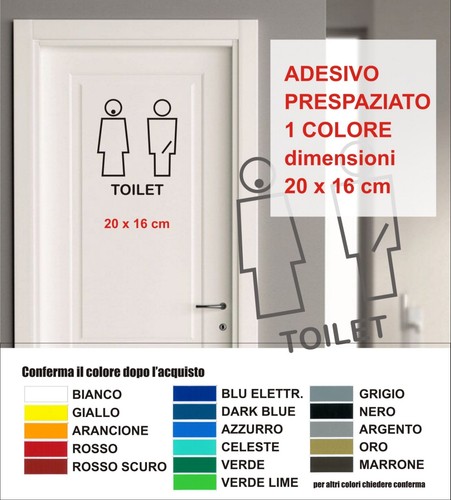 Adesivo stickers toilet - stickers, wc
