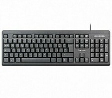 TASTIERA NERA PC SLIM USB 105