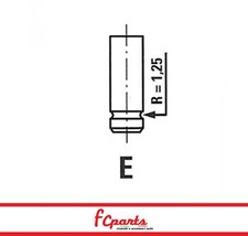 KIT 4 VALVOLE SCARICO FORD FIESTA IV 1.25 i 16v FRECCIA 4791
