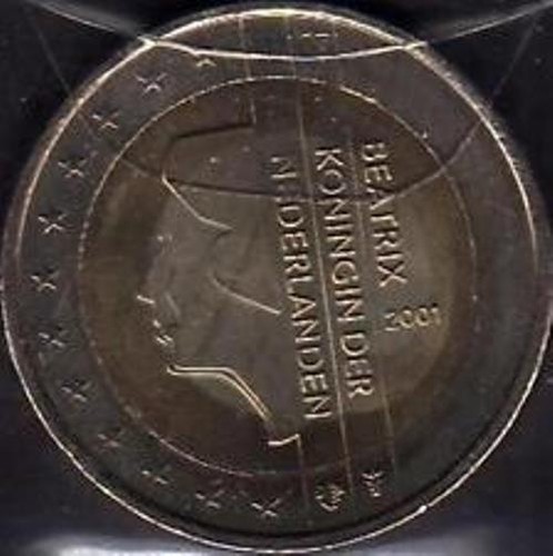 Moneta euro olanda - olanda, 2001