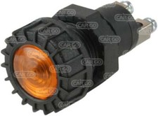 SPIA ARANCIO UNIVERSALE CARBURANTE TRATTORE MULETTI 12V/ 24V 2 VITI 17mm
