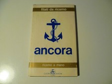 CARTELLA COLORI ANCORA RICAMO A MANO VINTAGE 1982 USATO LEGGERI SEGNI VEDI FOTO