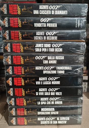 Agente 007 11 videocassette - 007,