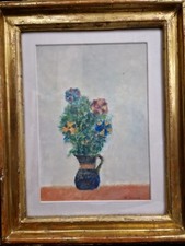 Dipinto olio cartoncino - dipinto, su