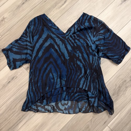 Top gigi moda blu nero - blu,