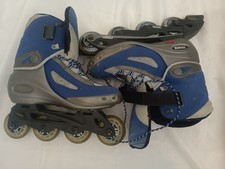 Pattini tecnica in linea inline Taglia 44+Protezioni (Sped.Veloce)