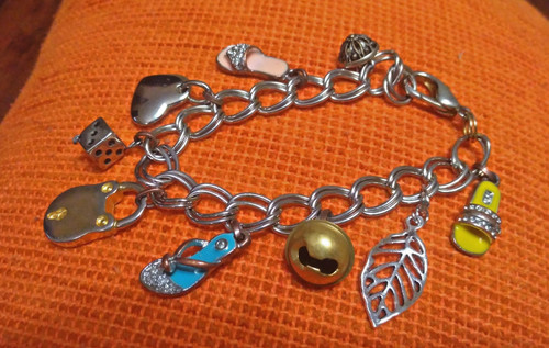 Bracciale vintage con charms - vintage,
