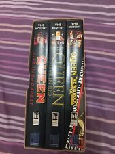 Queen Box Set VHS: live In Rio,live In Budapest,we will rock you
