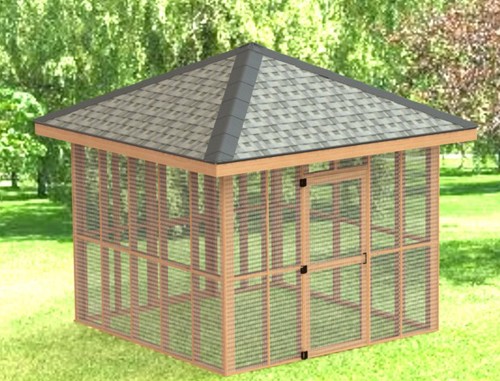 Gazebo schermato 10 - ', x