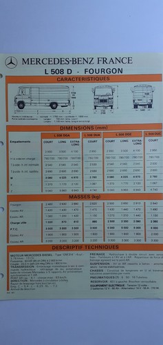 Mercedes benz 508 - mercedes-benz:, l
