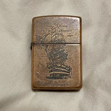 Zippo Nave AMERIGO VESPUCCI -  Antique Copper 1995