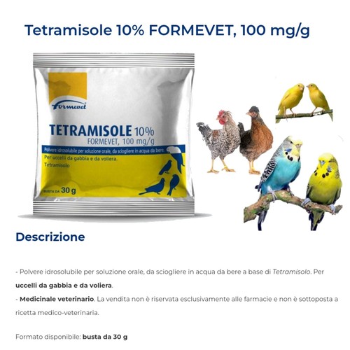 Formevet tetramisole - tetramisole, (10%)