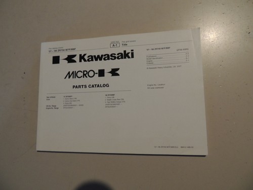 Parts catalog kawasaki 750 - kawasaki,